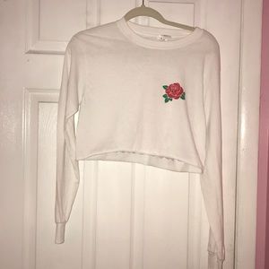 Long sleeve crop top